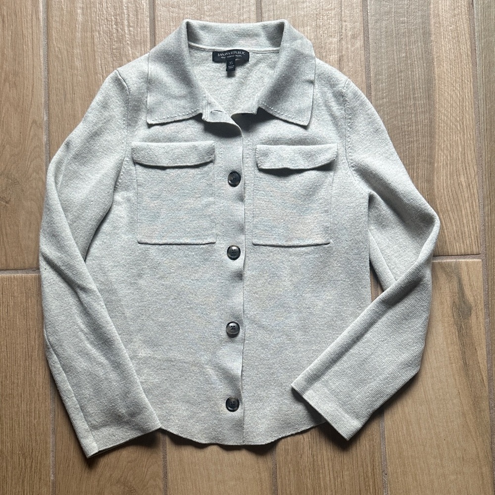 Banana Republic Wool Button Down